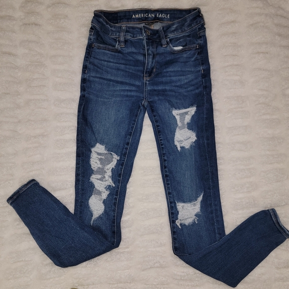 American Eagle Skinny High Rise Jeggings - Picture 1 of 5